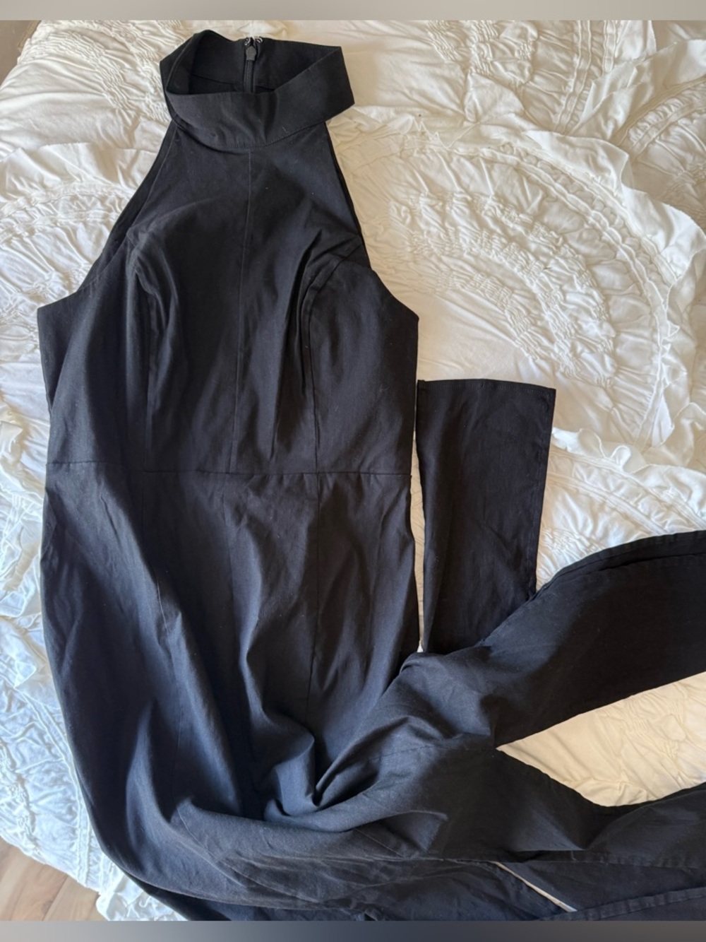Anthropologie Black Halter Maxi Dress - Picture 5 of 10